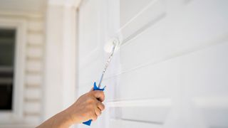 Painting a Garage Door