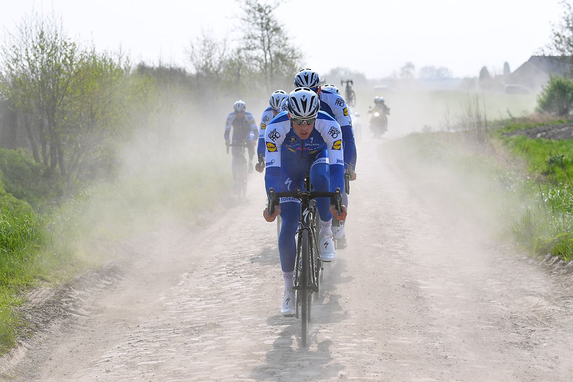 Iljo Keisse at the front