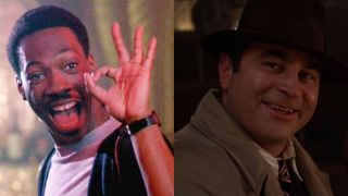 Eddie Murphy on the left, Bob Hoskins on the right