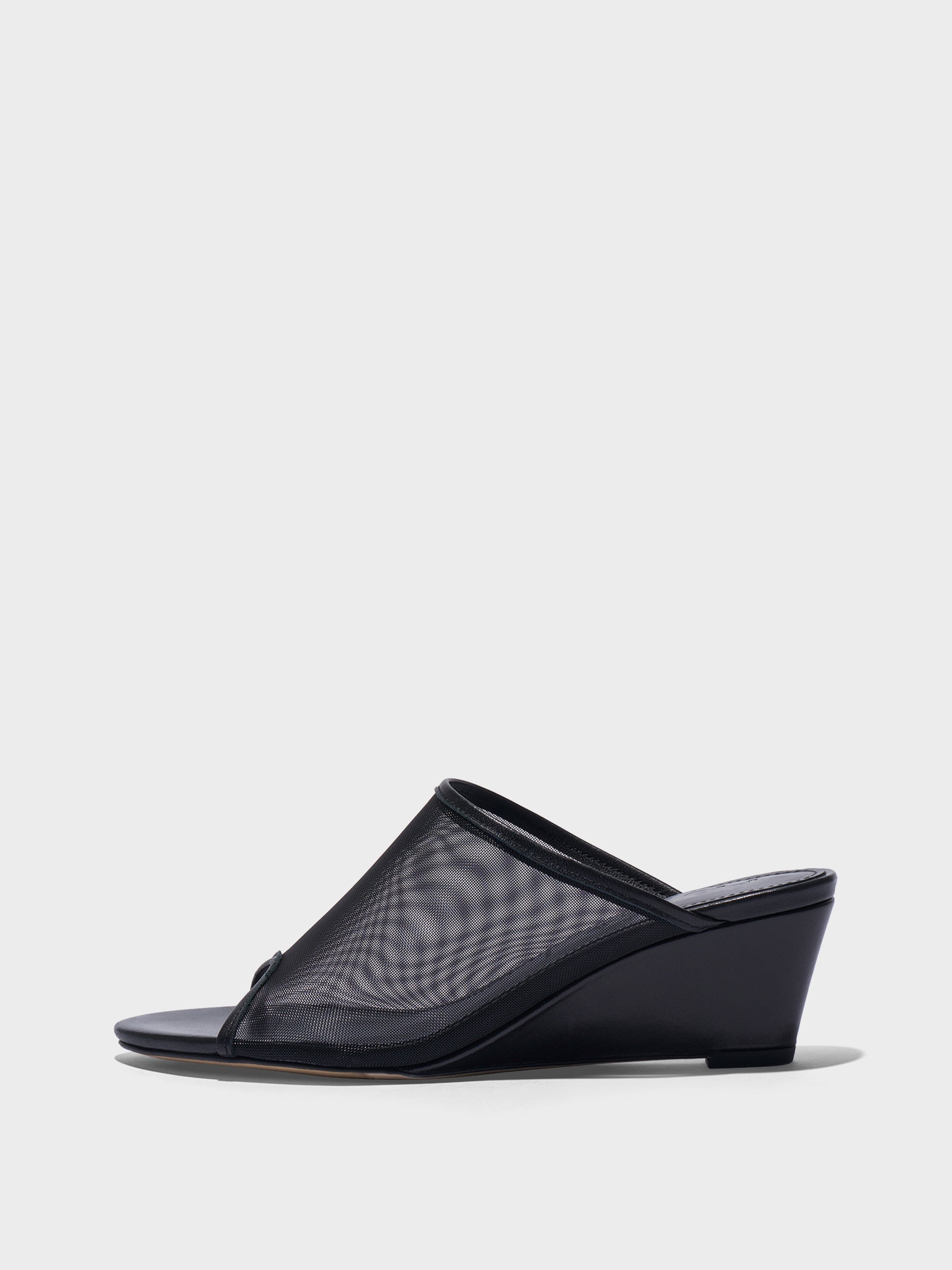 Suzanne Mesh Wedge Sandals