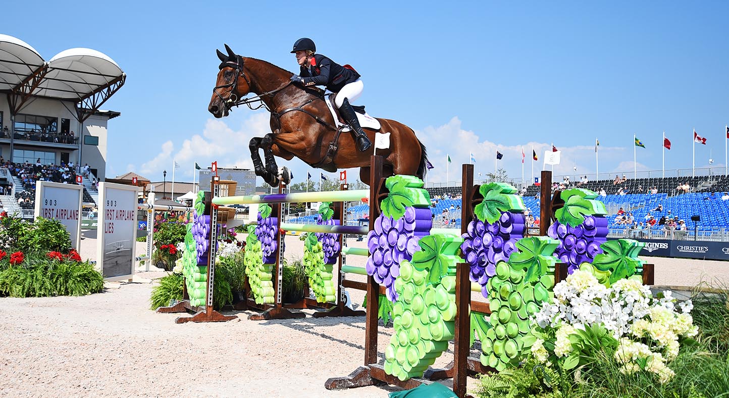 WEG18 20 09 2018 Holly SMITH (GBR) riding HEARTS DESTINY in the Second Competition of the FEI Jumping Championships at the FEI World Equestrian Games Tryon 2018 at Tryon International Equestrian Centre, near Tryon North Carolina in the USA between 11th-23rd September 2018