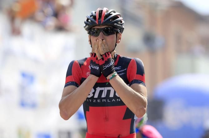 Ivan Santaromita (BMC) is victorious in stage 3