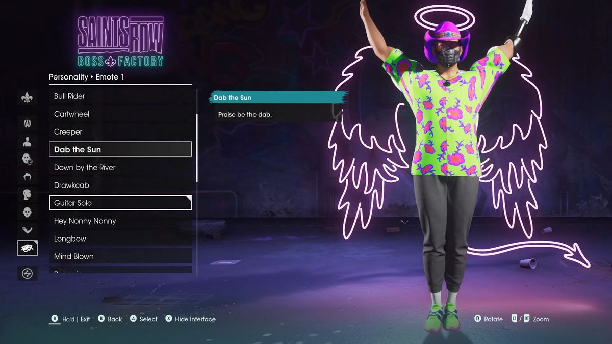 Saints Row Boss Factory lets you create the boss of your dreams