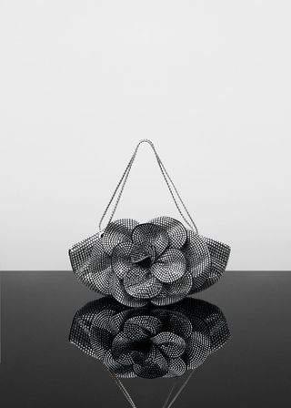 Rhinestone maxi-flower bag - Women