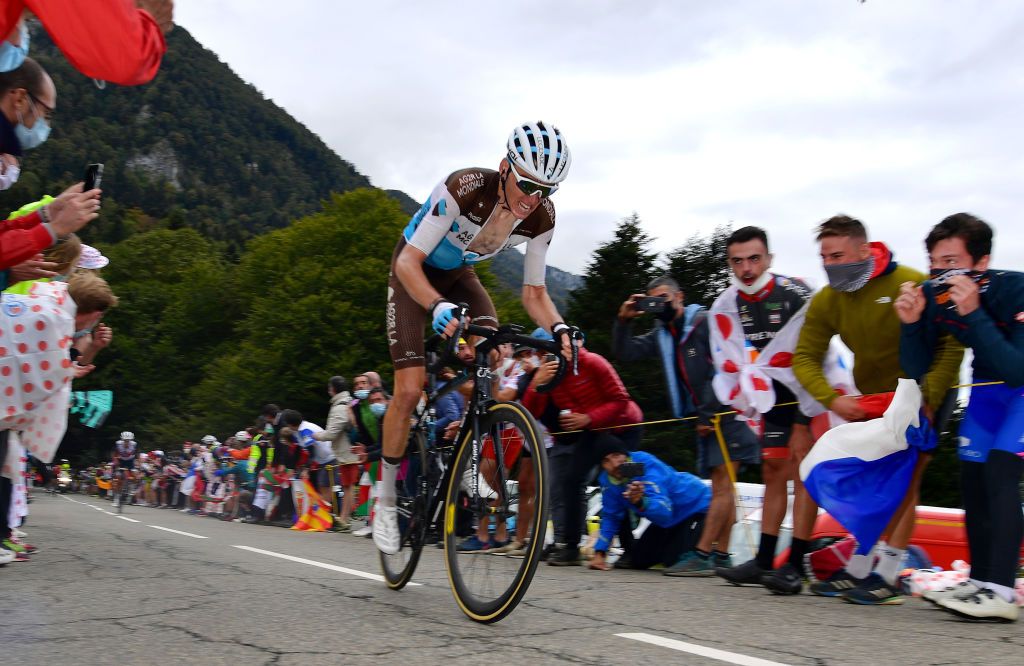 AG2R&#039;s Romain Bardet rode strongly on both Pyrenean stages at the 2020 Tour de France