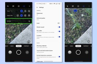 Using the grid on Android