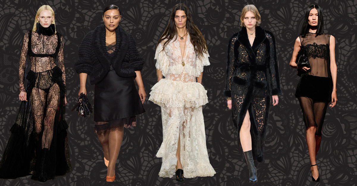 Romance Isn’t Dead—Not If Fall’s Lace Trend Has a Say