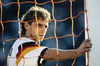 Thomas Hassler in action for Germany in 1994.