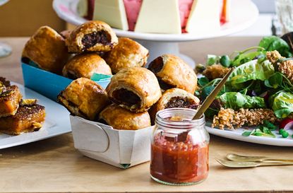 Bloody Mary sausage rolls