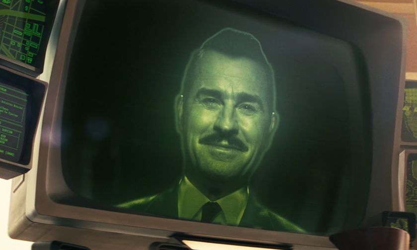 Robert House on a monitor