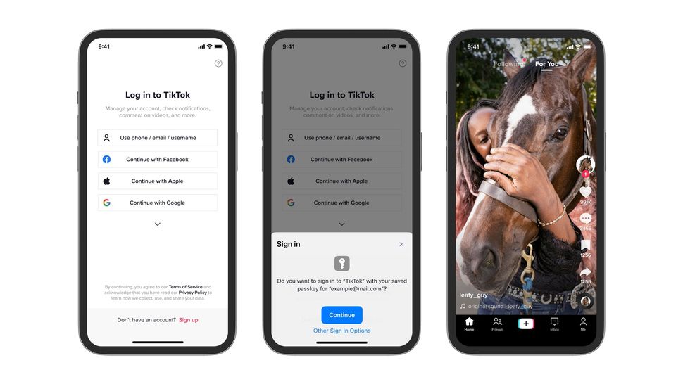 TikTok security gets an upgrade with iPhone passkey support iMore