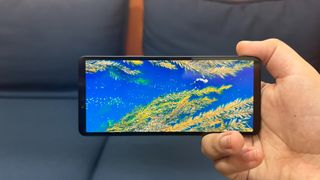 Sony Xperia 10 V playing Netflix's Our Planet