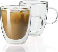 Sweese Double Wall Glass Coffee Mugs: $36.99$19.99 at Amazon