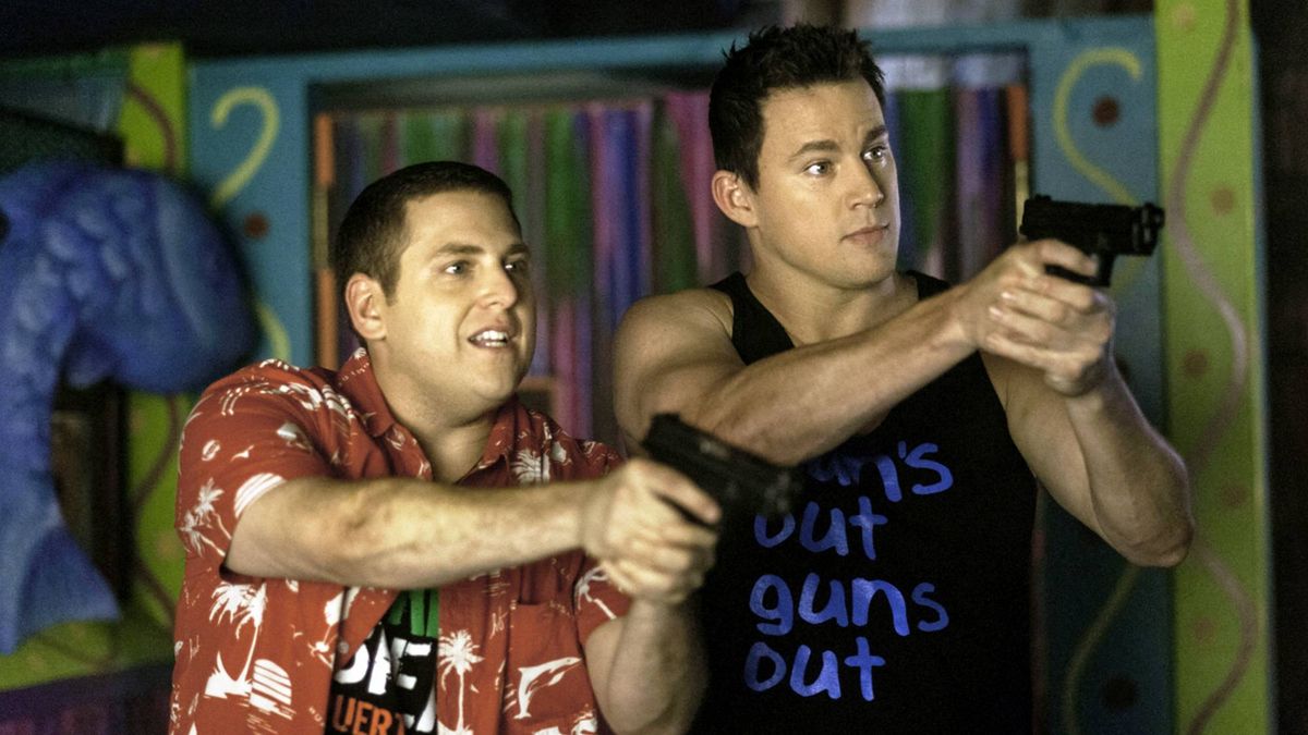 (L-R) Jonah Hill as Morton Schmidt and Channing Tatum as Greg Jenko in