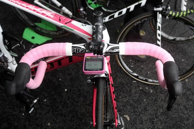 Svein Tuft's race bike for stage 2 of the Giro d'Italia