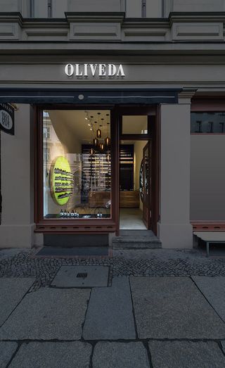 Street view of shop front