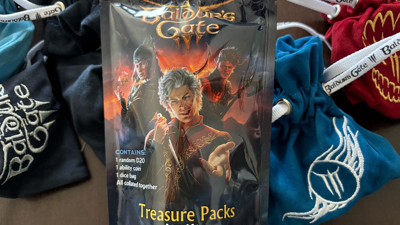 These Baldur's Gate 3 treasure packs are a serious delight filled with Sirius dice