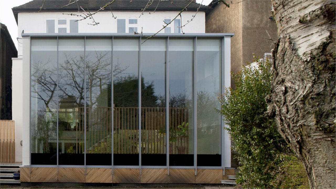 Modern kitchen orangery