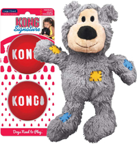 KONG Wild Knots Bear and Signature Balls Pack