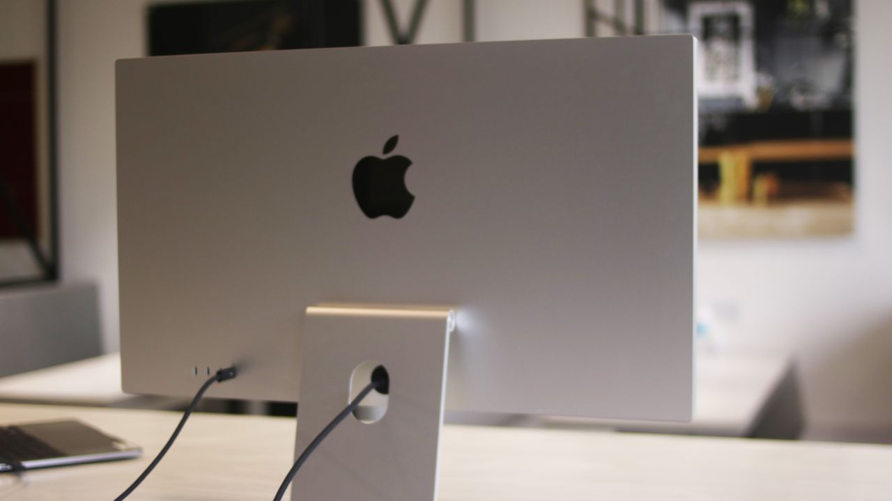 The Back cover of the Apple Studio Display