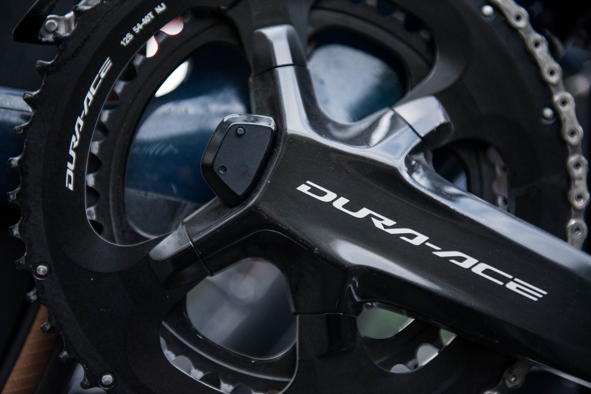 A close up of Michal Kwiatkowski's Pinarello Dogma F