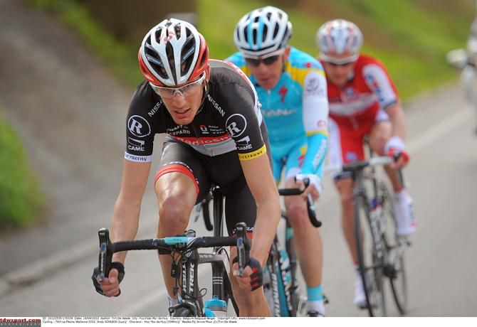 Andy Schleck in the 2012 Fleche Wallonne
