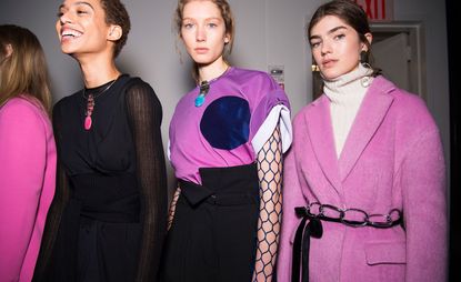 Like many designers this season, Phillip Lim used the current state of affairs in the United States as a reason to design a collection that celebrated the idea of empowering women.