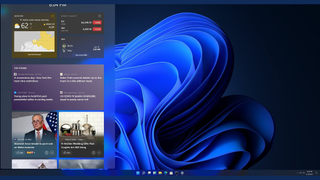 The Windows 11 widgets panel