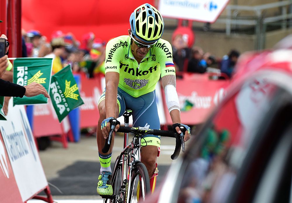Alberto Contador (Tinkoff) lost more time on stage 11