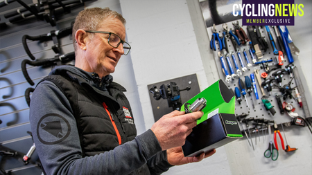 Dave Mellor in a bike shop