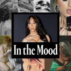 michaela jae rodriguez in the mood on a collage of women getting ready