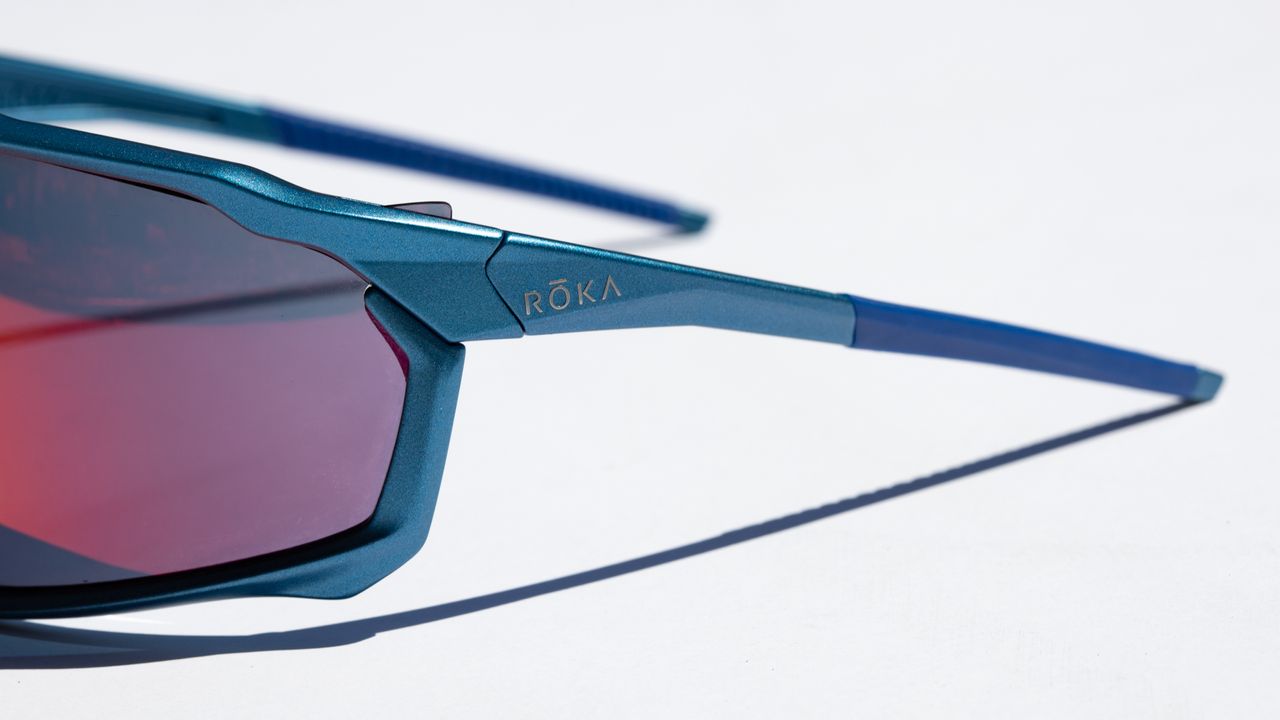 Roka CP-1x detail of badge on temple