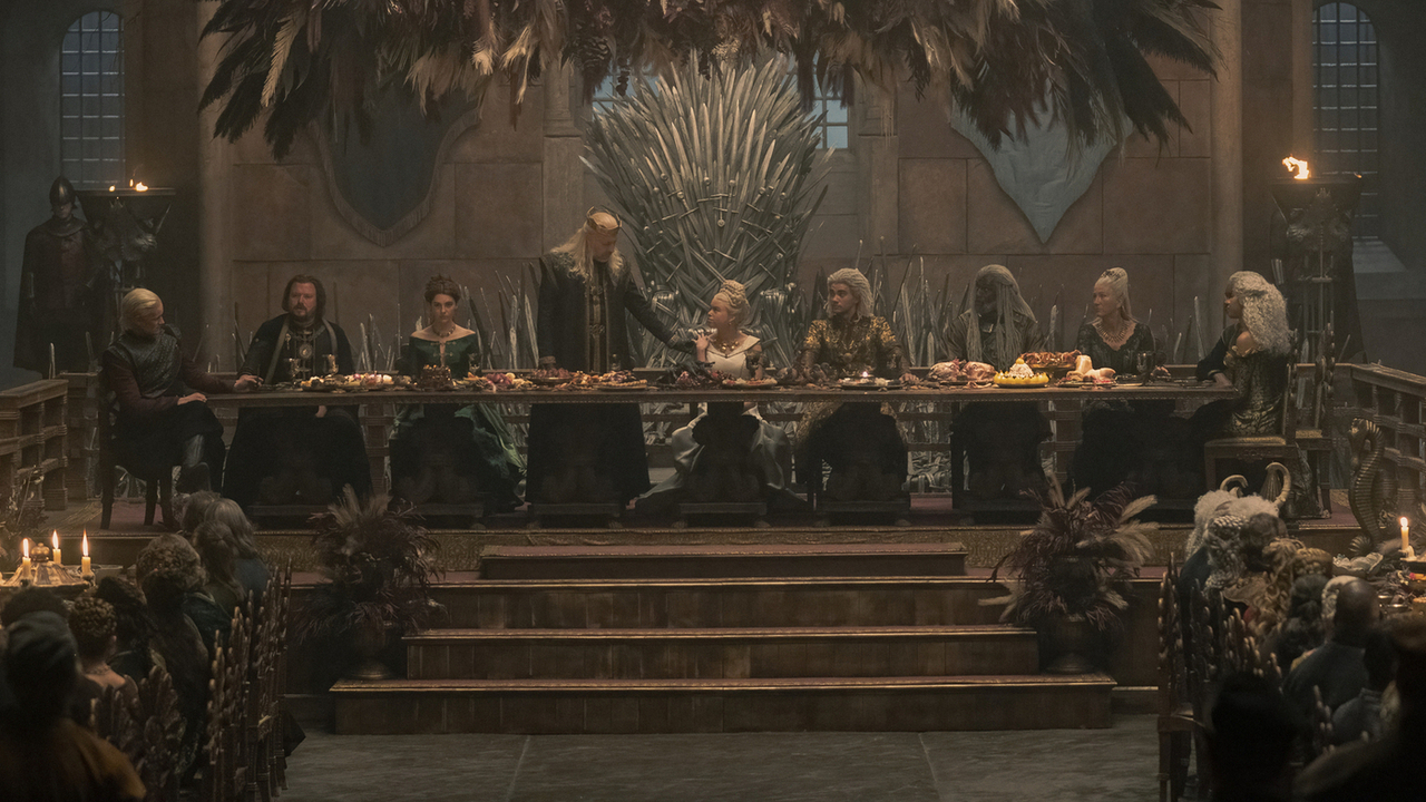 Rhaenyra and Laenor's wedding in House of the Dragon Season 1x05