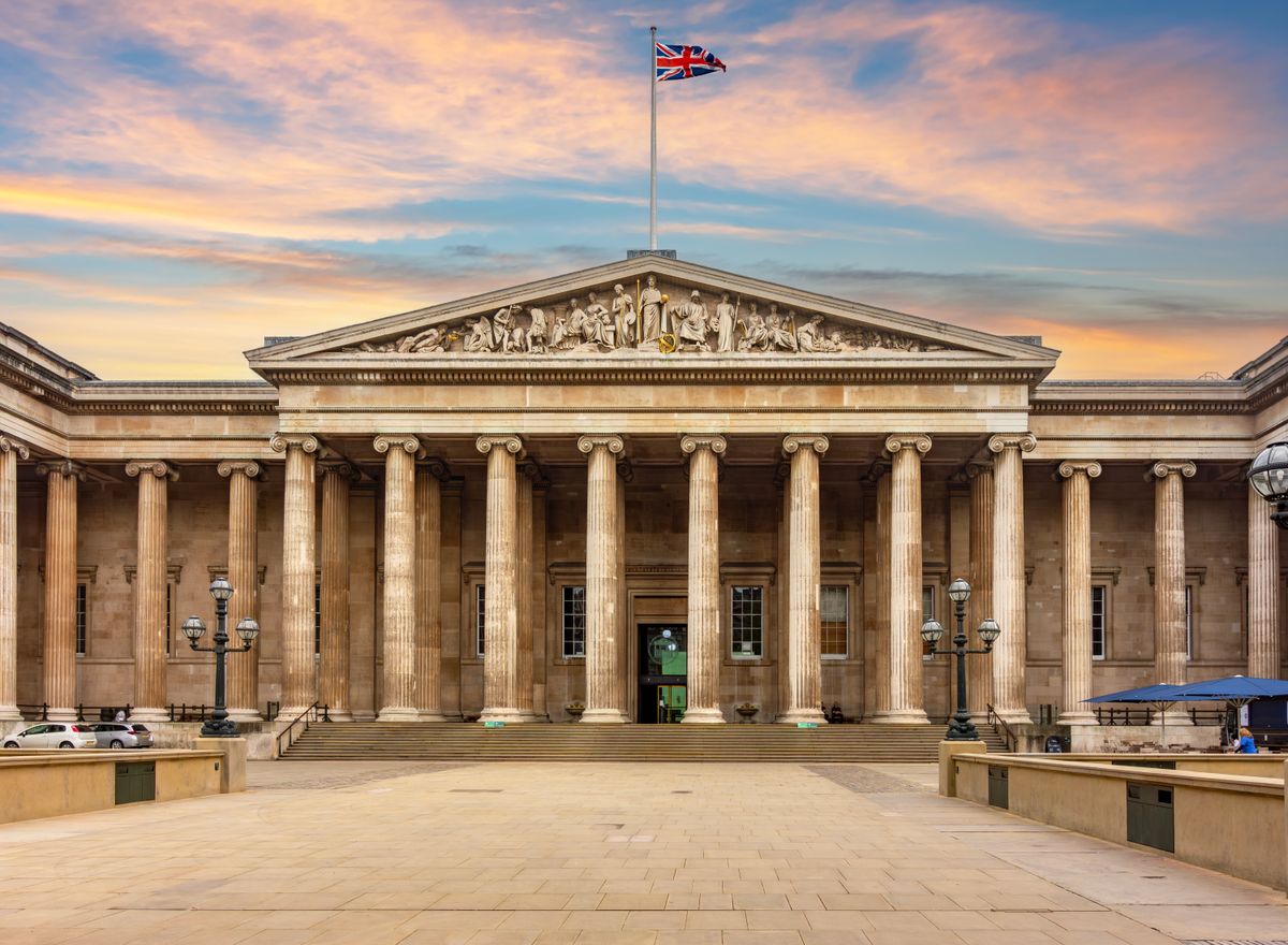 The British Museum main entrance