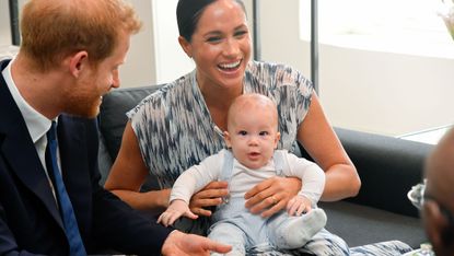 Prince Harry and Meghan Markle enjoy time with baby Archie.