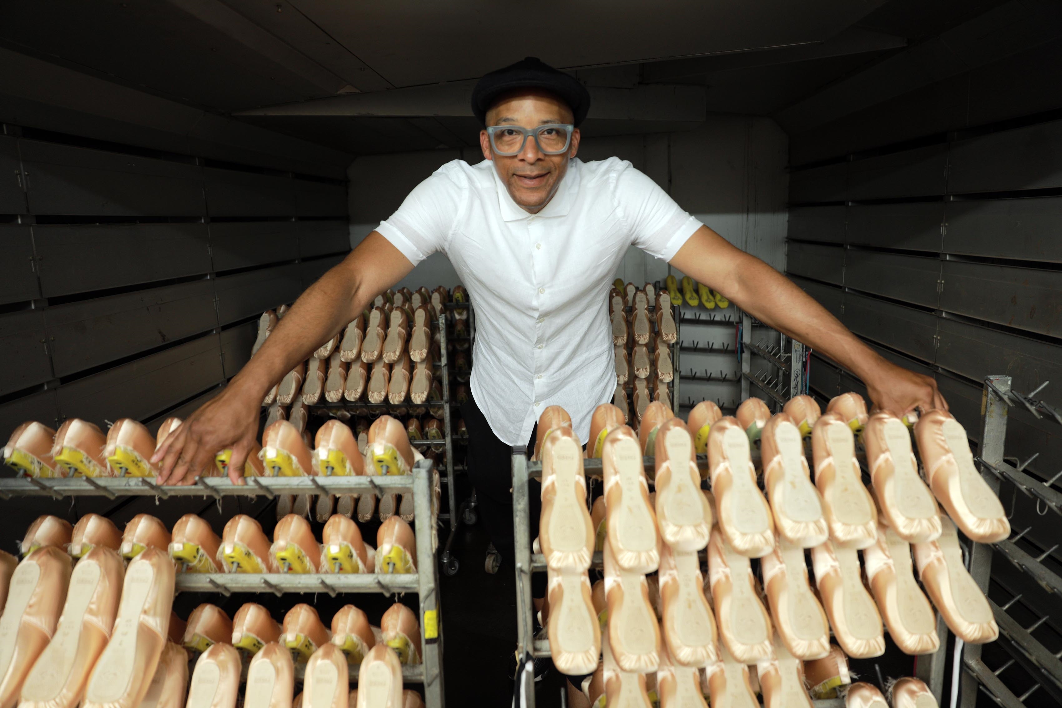 TV tonight Jay helps make bespoke ballet shoes