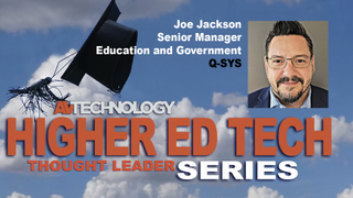 Joe Jackson, Senior Manager Education and Government at Q-SYS