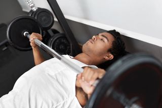 Bench presses are a good way to get started with weightlifting in the gym.