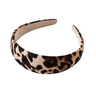 Oliver Bonas Ariel Padded Animal Print Hairband