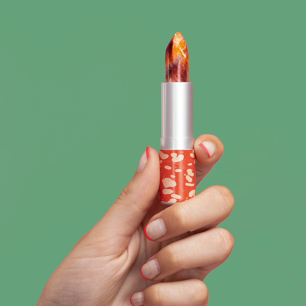 Chelsie Lane has created a Chorizo Style lipstick to celebrate Papa Johns' new range and chorizo's space heritage.
