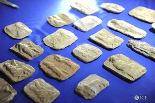 21 clay reliefs were recovered as part of 'Operation Mummy's Curse.'