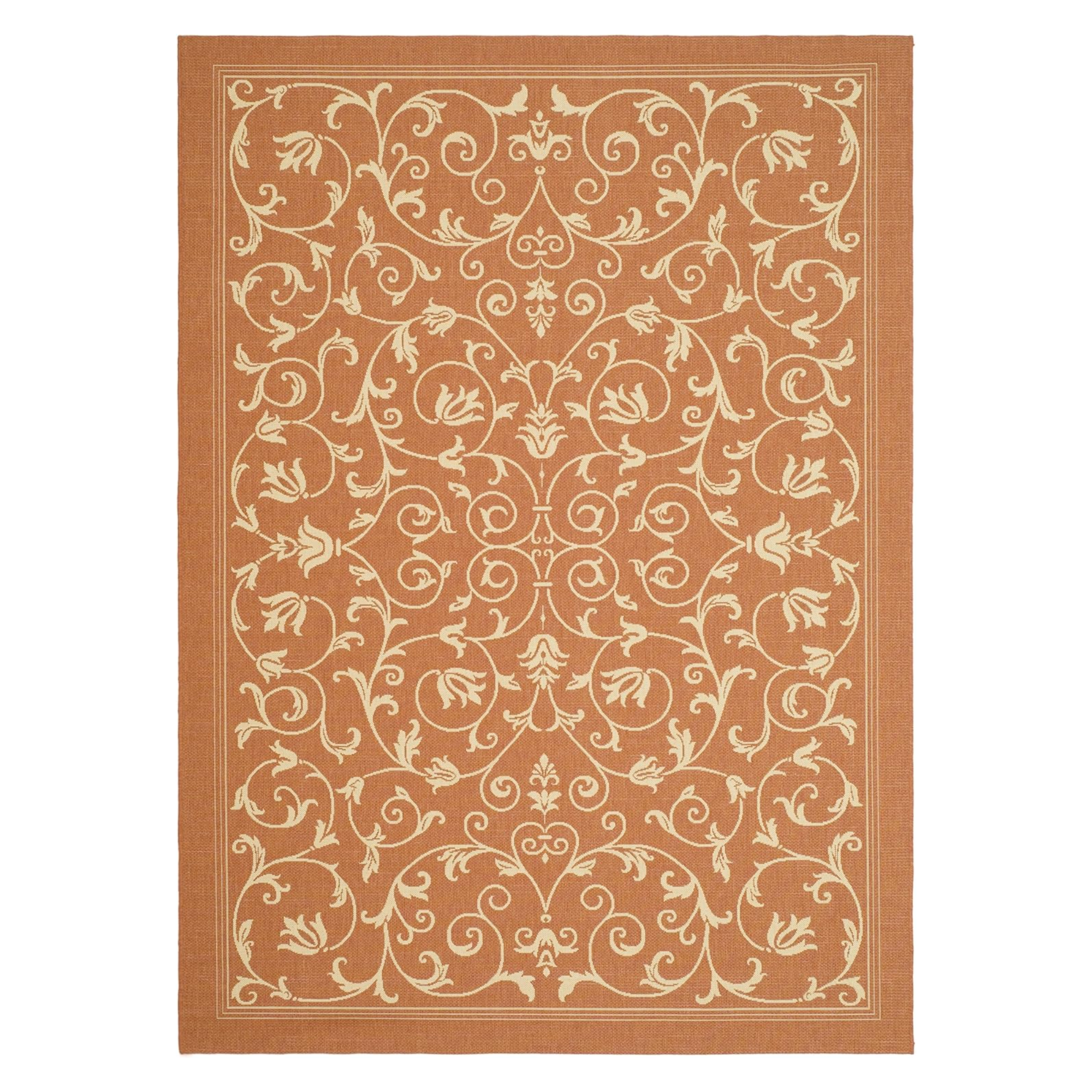 a decorative outdoor rug from amazon