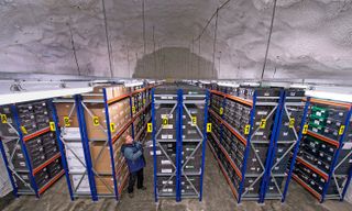 The Svalbard Global Seed Vault was officially opened on Feb. 26, 2008, and functions as a giant icebox of sorts for the world's important crop seeds.