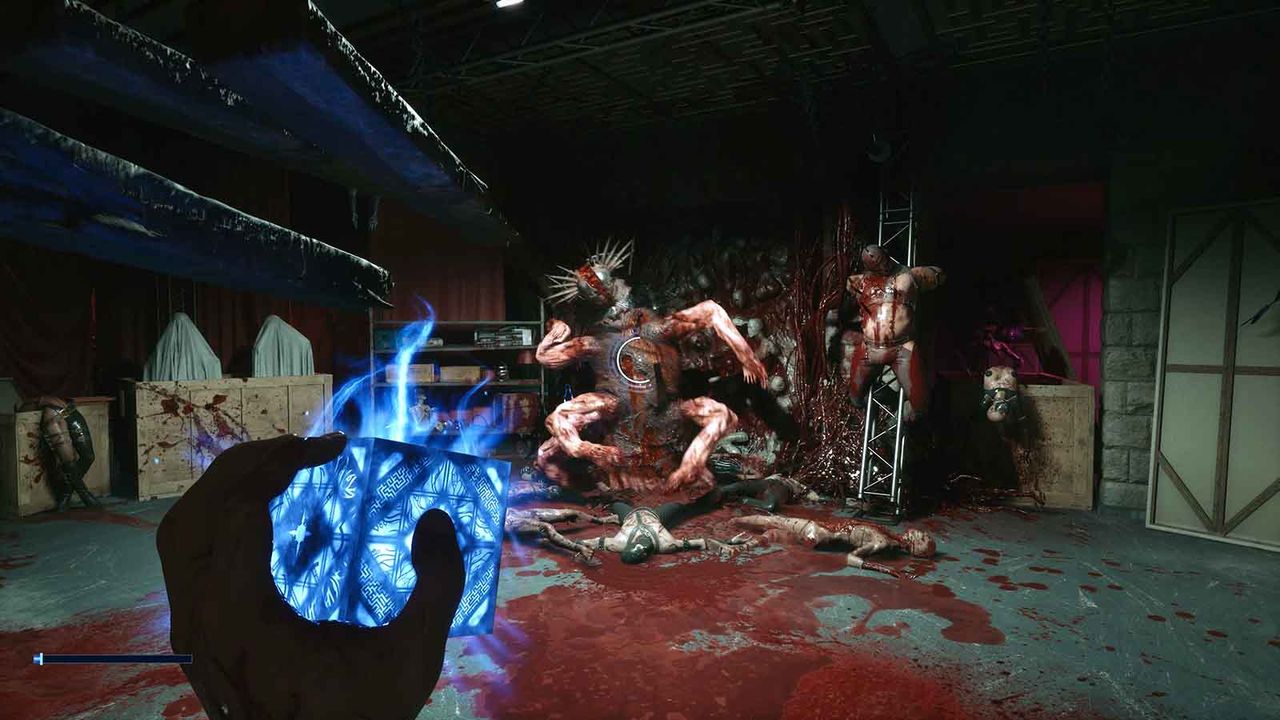 Screens from a horror game