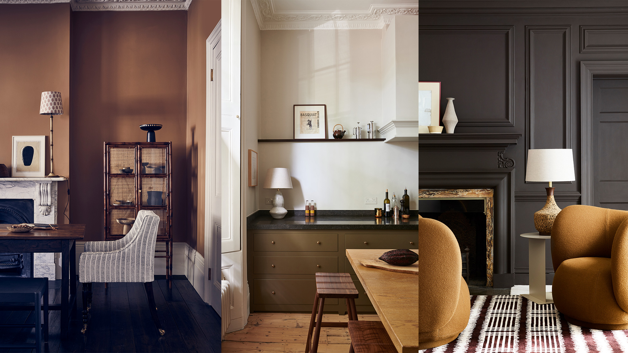 Earthy taupe paint colors for your whole home. Warm, understated color to  enrich your space. Embrace
