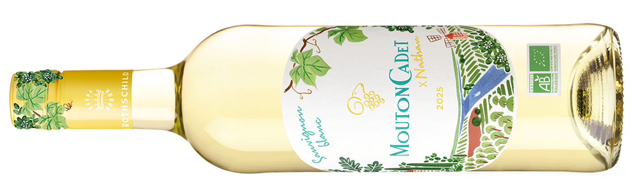 Bottle of white wine