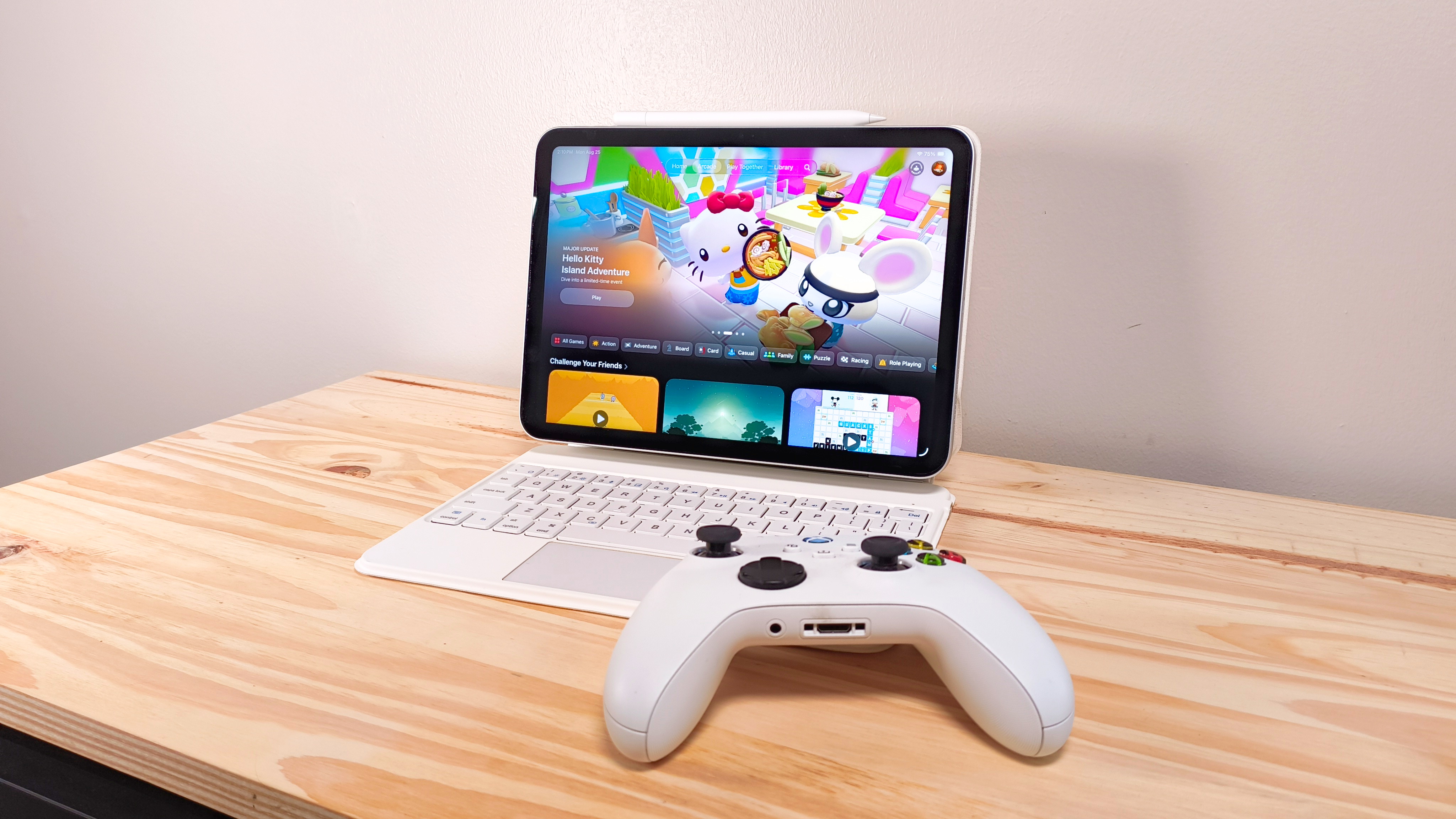 iPad gaming with Apple Arcade