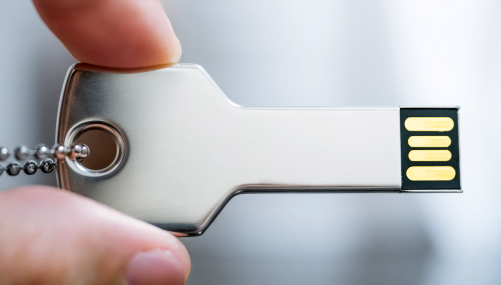 What is a USB security key, and how do you use it?