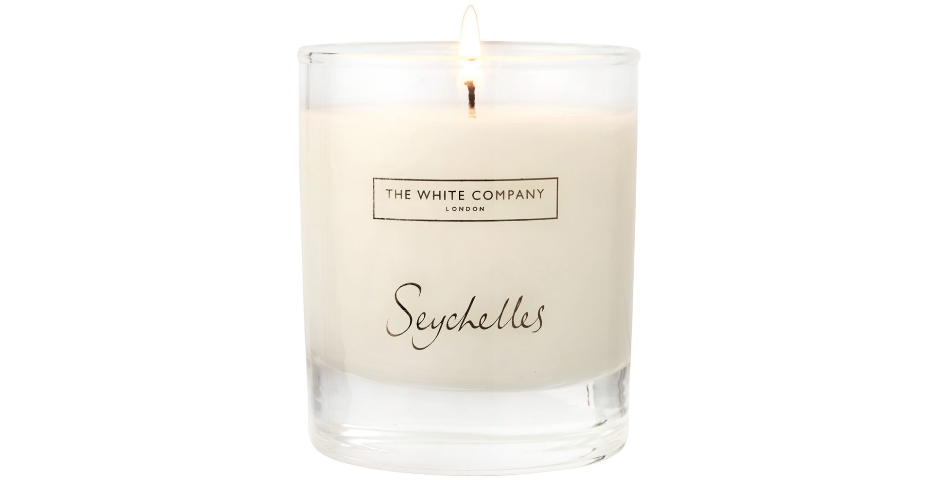 The White Company best scented candle Seychelles