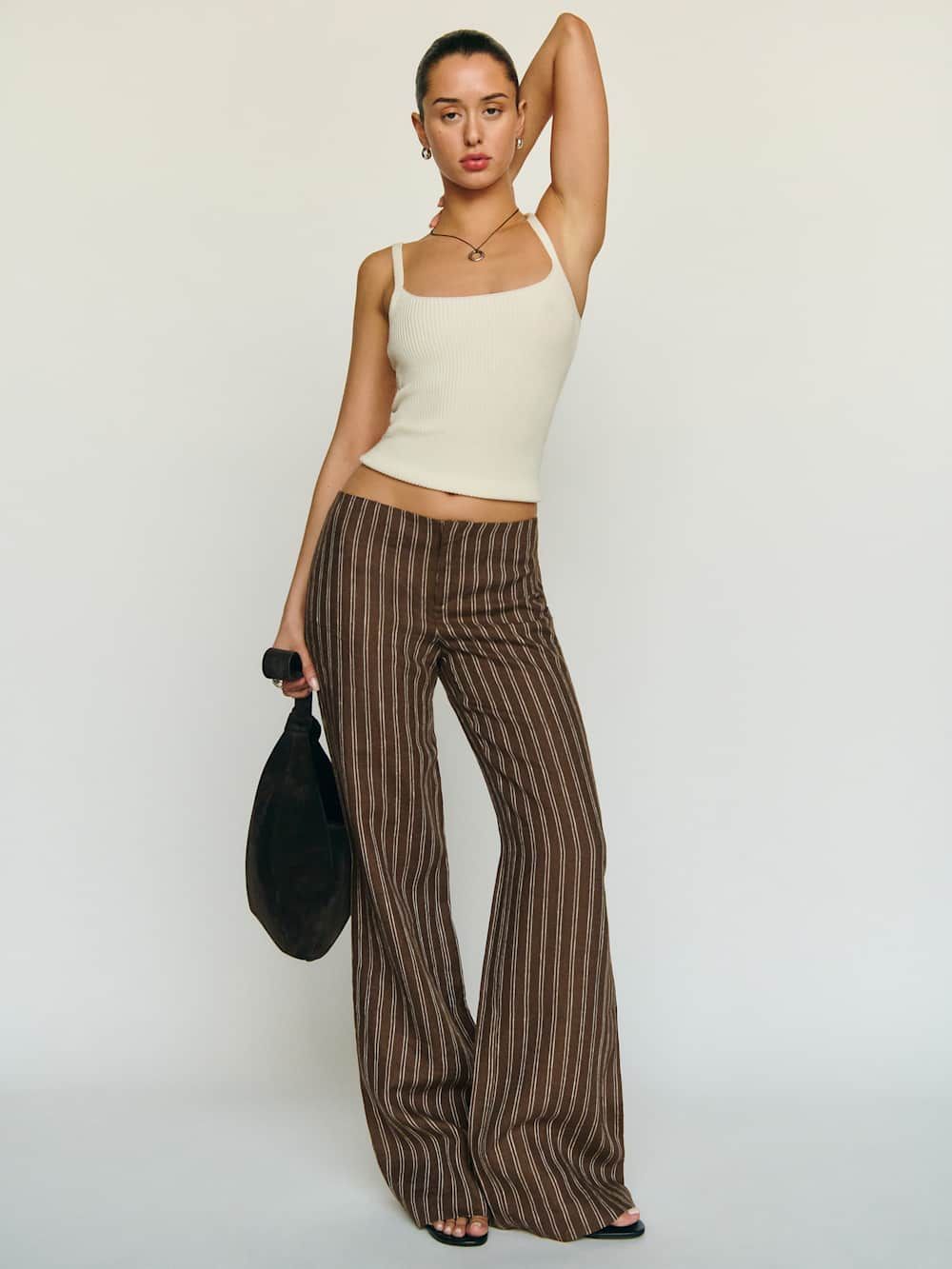 Vida Linen Low Rise Pant